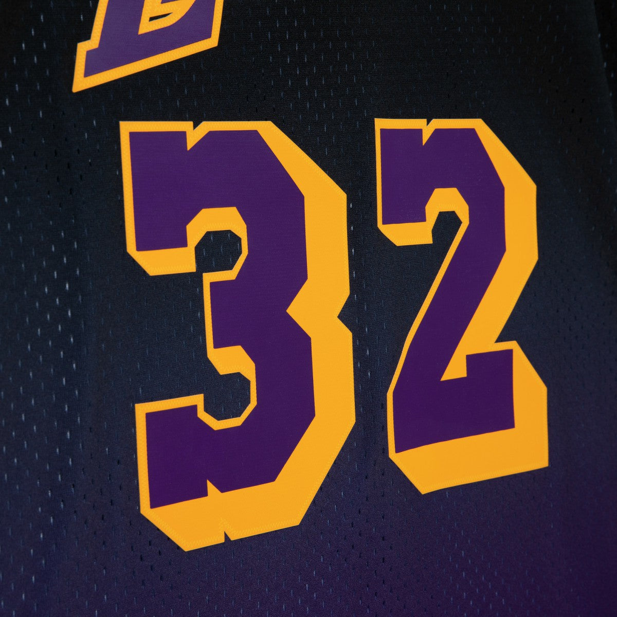 Mitchell & Ness Magic Johnson Los Angeles Lakers 1984/85 Hardwood Classics Fadeaway Swingman Player Jersey