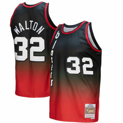 Mitchell & Ness Bill Walton Portland Trail Blazers 1976/77 Hardwood Classics Fadeaway Swingman Player Jersey
