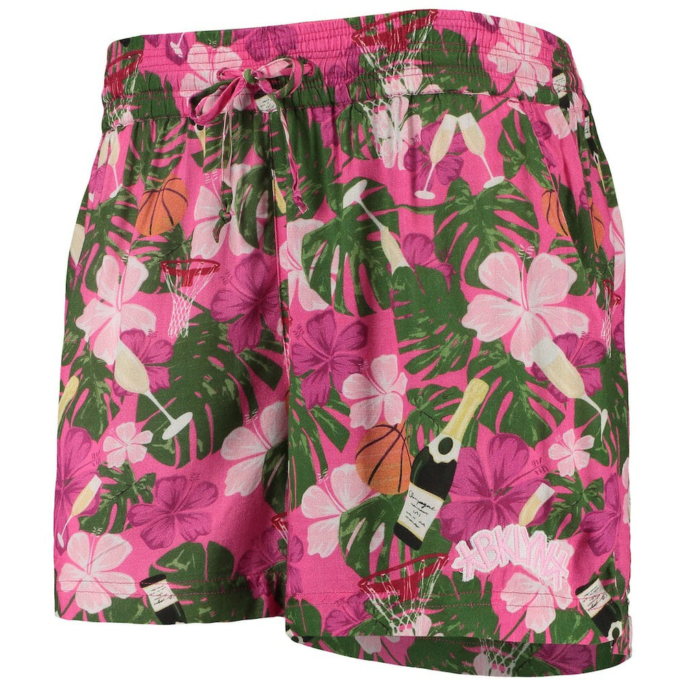 Brooklyn Nets Lusso Women's Finley-Frankie Party Top & Shorts Set