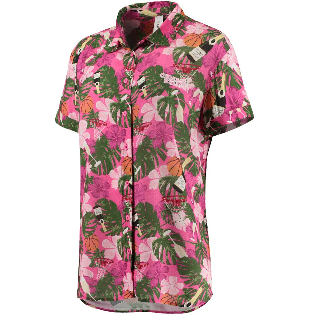 Chicago Bulls Lusso Women's Finley-Frankie Party Top & Shorts Set