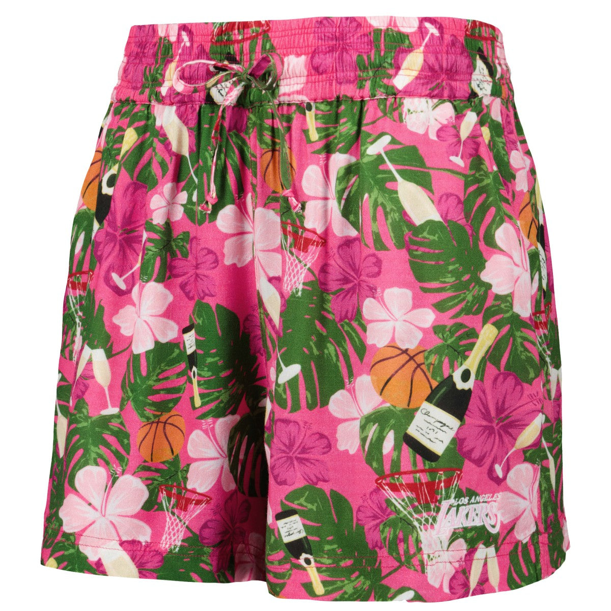 Los Angeles Lakers Lusso Women's Finley-Frankie Party Top & Shorts Set