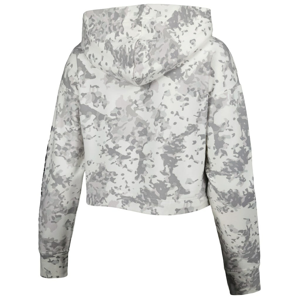 Brooklyn Nets Lusso Women's Maia Tri-Blend Cropped Quarter-Zip Top