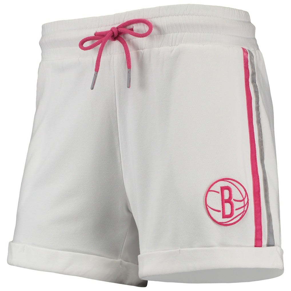 Brooklyn Nets Lusso Women's Melody Cuffed Tri-Blend Shorts