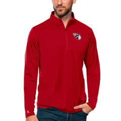 Red Cleveland Guardians Antigua Tribute Quarter-Zip Pullover Top