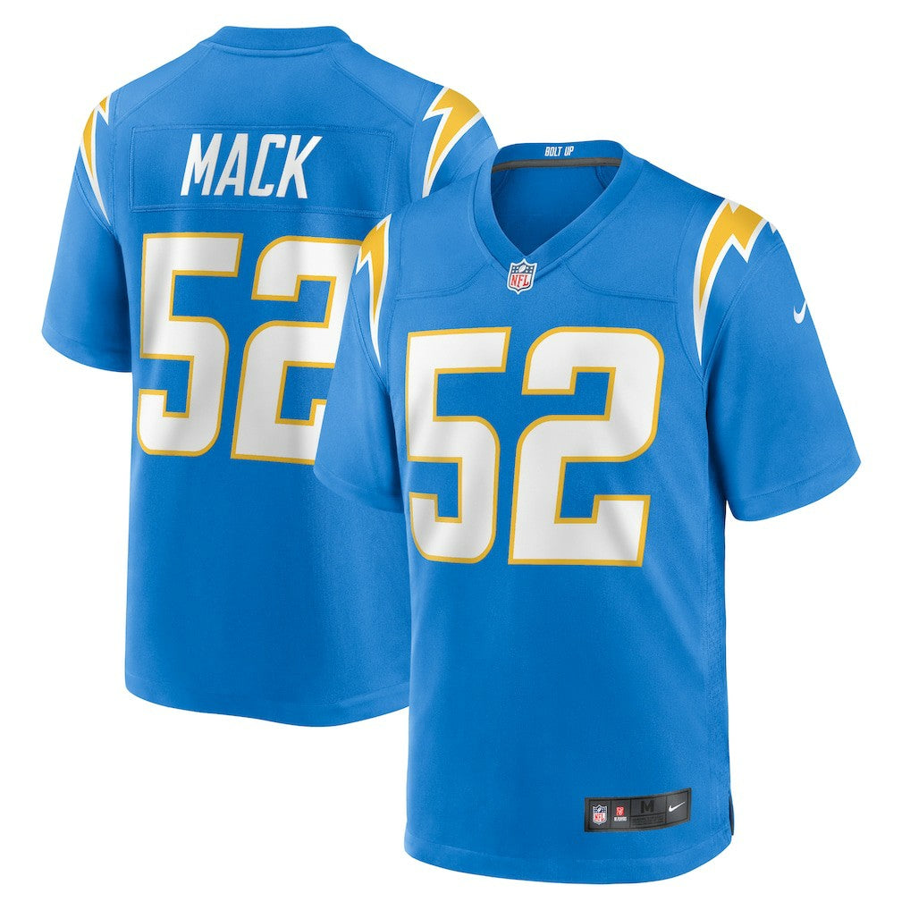 Khalil Mack  Game Jersey - Los Angeles Chargers Jerseys