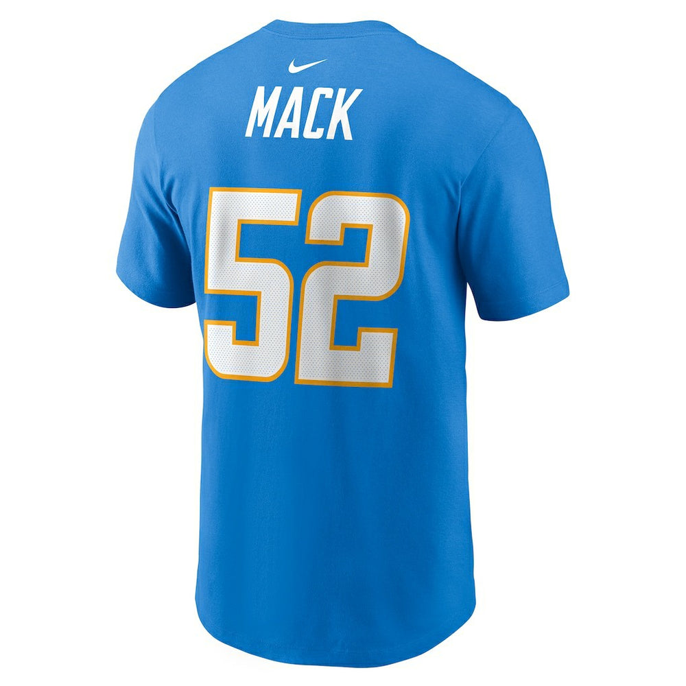 Khalil Mack  Player Name & Number T-Shirt - Los Angeles Chargers T-shirts
