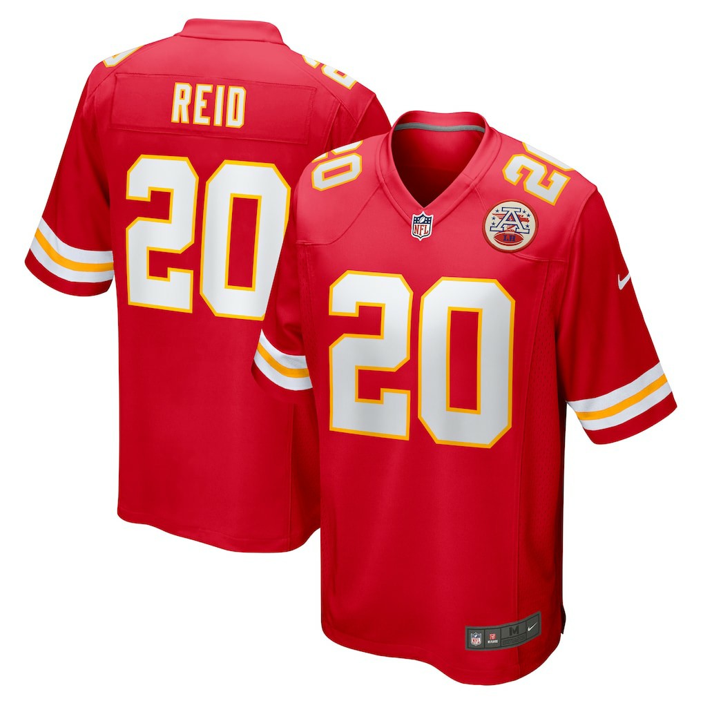 Justin Reid  Game Jersey - Kansas City Chiefs Jerseys