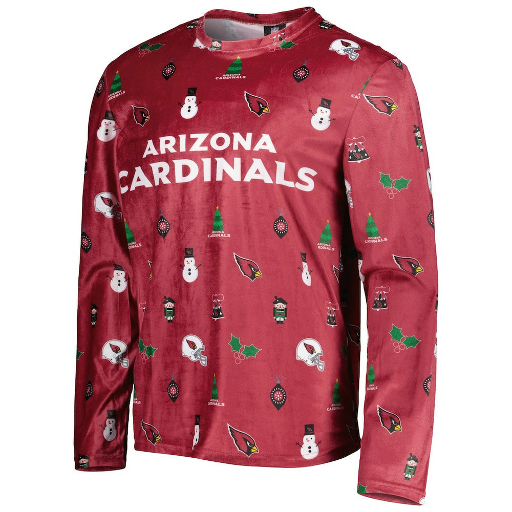 FOCO Holiday Repeat Long Sleeve T-Shirt - Arizona Cardinals T-shirts