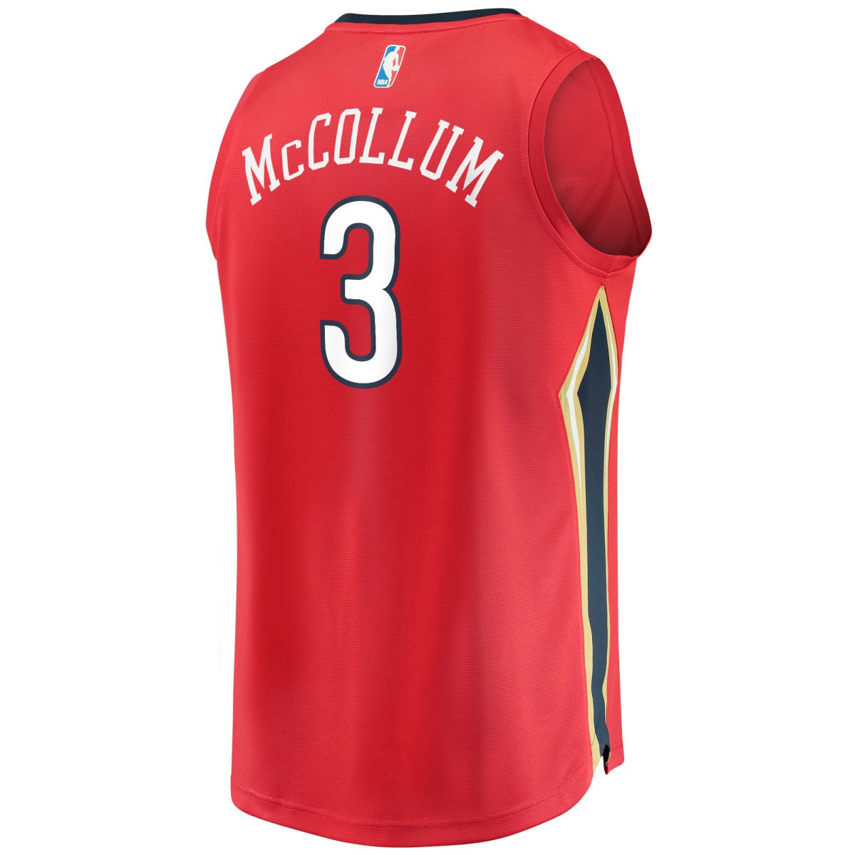 Fanatics C.J. McCollum New Orleans Pelicans Youth Fast Break Replica Player Jersey Red