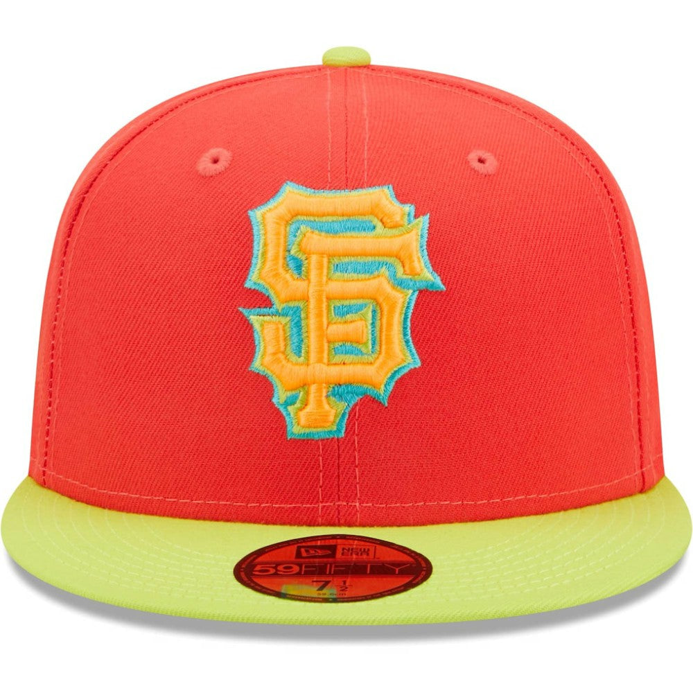 Red/Neon Green San Francisco Giants New Era   Lava Highlighter Combo 59FIFTY Fitted Hat