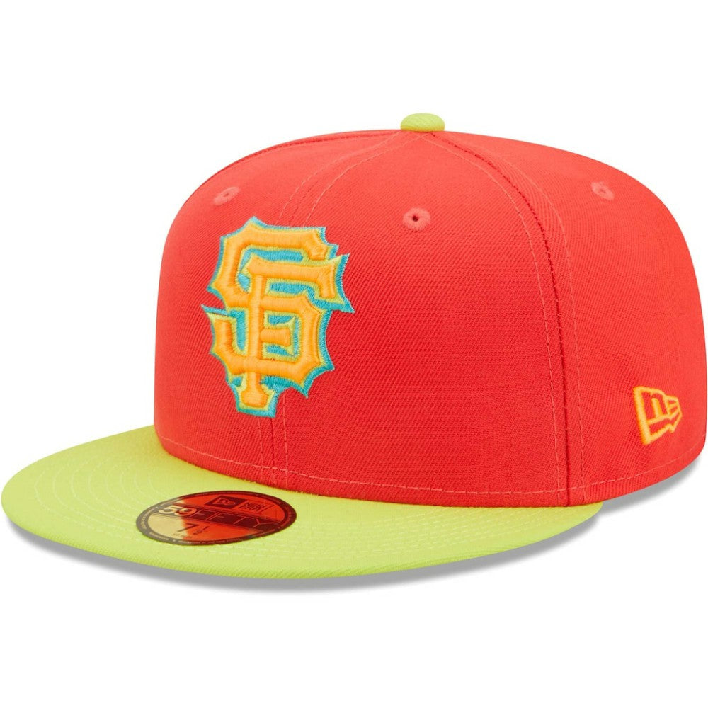 Red/Neon Green San Francisco Giants New Era   Lava Highlighter Combo 59FIFTY Fitted Hat