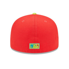 Red/Neon Green Washington Nationals New Era 2008 Inaugural Season  Lava Highlighter Combo 59FIFTY Fitted Hat