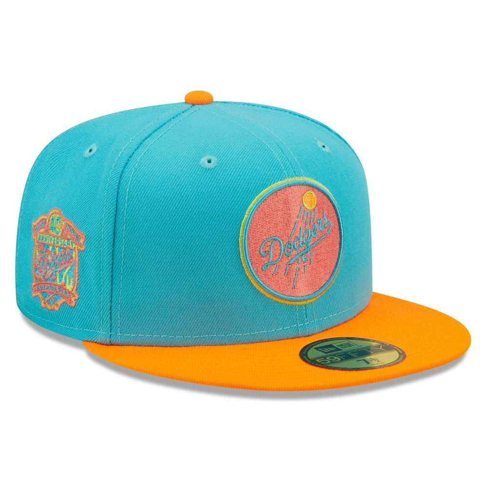 Blue/Orange Los Angeles Dodgers New Era Vice Highlighter 59FIFTY Fitted Hat