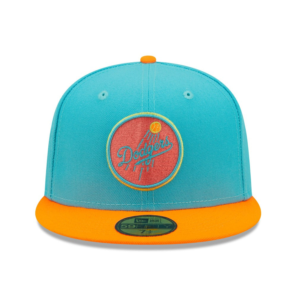 Blue/Orange Los Angeles Dodgers New Era Vice Highlighter 59FIFTY Fitted Hat