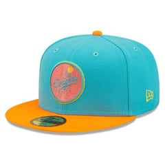Blue/Orange Los Angeles Dodgers New Era Vice Highlighter 59FIFTY Fitted Hat