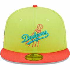 Green/Red Los Angeles Dodgers New Era Cyber Highlighter 59FIFTY Fitted Hat