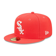 Red Chicago White Sox New Era Lava Highlighter Logo 59FIFTY Fitted Hat
