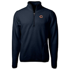 Cutter & Buck Cascade Eco Sherpa Fleece Quarter-Zip Pullover Jacket - Chicago Bears Pullover