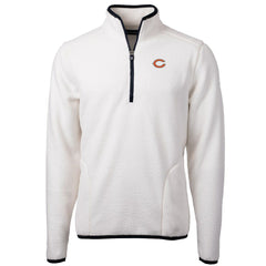 Cutter & Buck Cascade Eco Sherpa Fleece Quarter-Zip Pullover Jacket - Chicago Bears Pullover