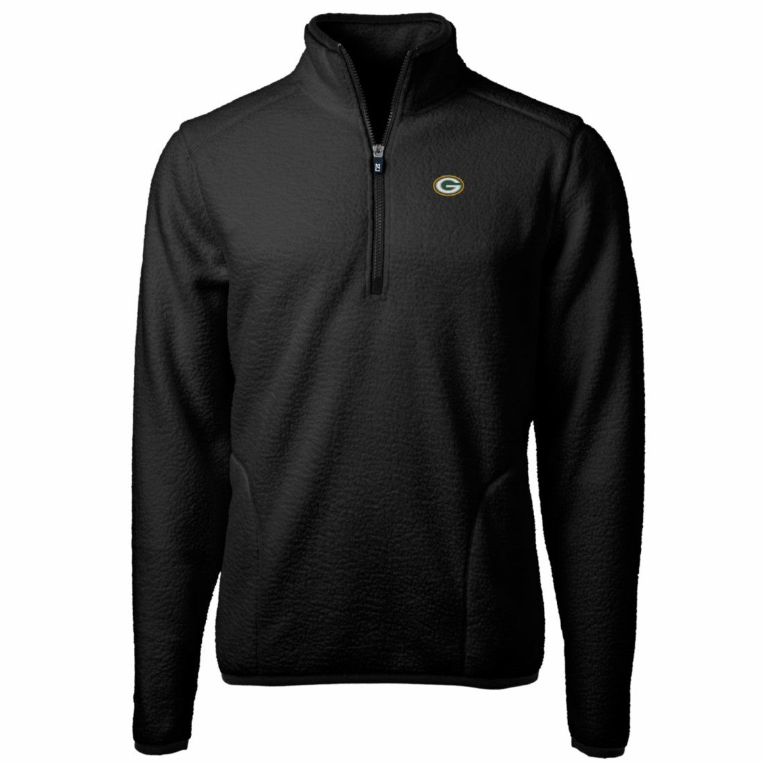 Cutter & Buck Big & Tall Cascade Eco Sherpa Fleece Quarter-Zip Pullover Jacket - Green Bay Packers Pullover