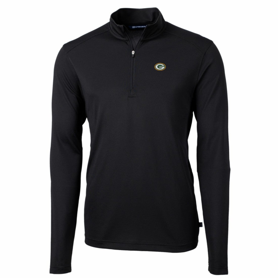 Cutter & Buck Big & Tall Virtue Eco Pique Quarter-Zip Pullover Jacket - Green Bay Packers Pullover
