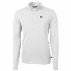 Cutter & Buck Big & Tall Virtue Eco Pique Quarter-Zip Pullover Jacket - Green Bay Packers Pullover