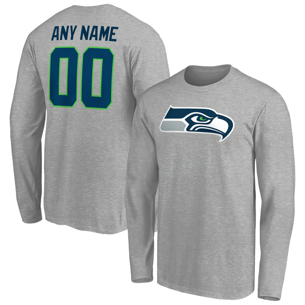Team Authentic Custom Long Sleeve T-Shirt - Seattle Seahawks T-shirts