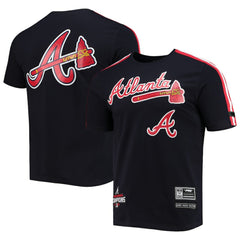Navy/Red Atlanta Braves Pro Standard Taping T-Shirt