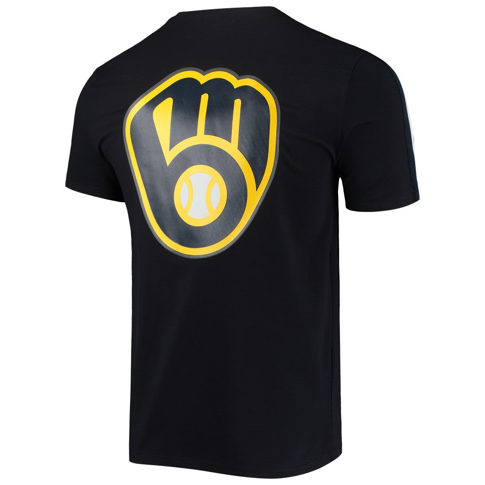 Navy/ Milwaukee Brewers Pro Standard Taping T-Shirt