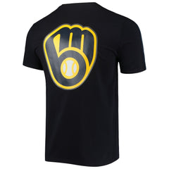 Navy/ Milwaukee Brewers Pro Standard Taping T-Shirt