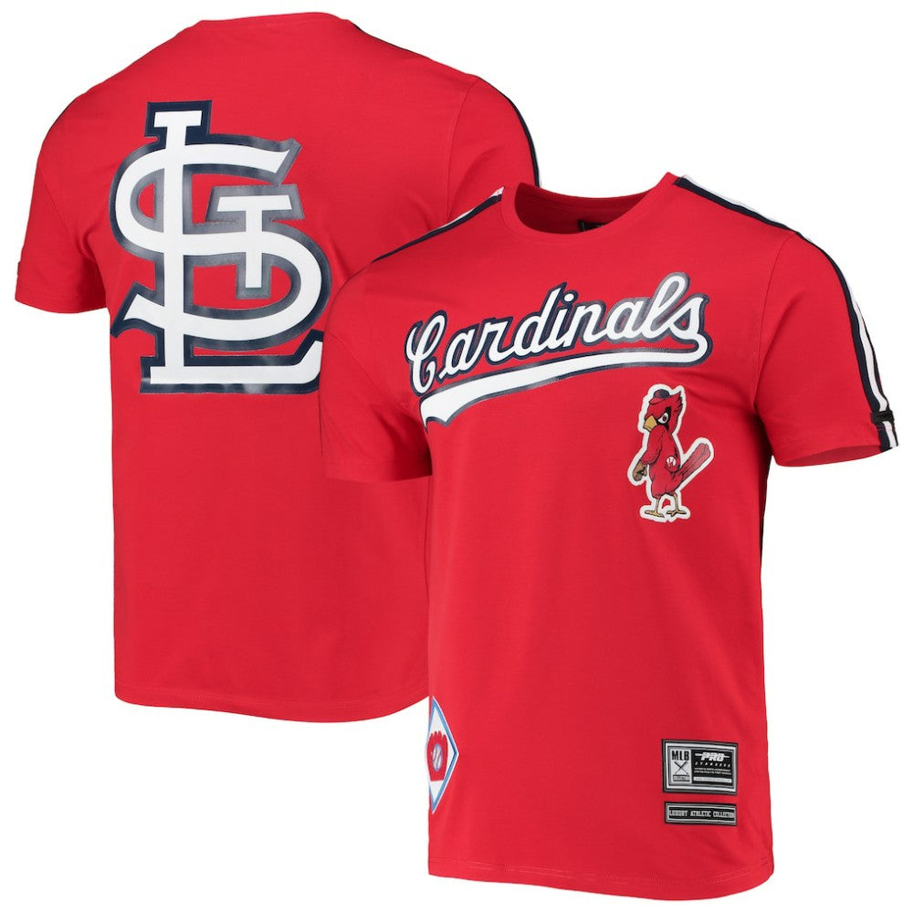 Red/ St. Louis Cardinals Pro Standard Taping T-Shirt
