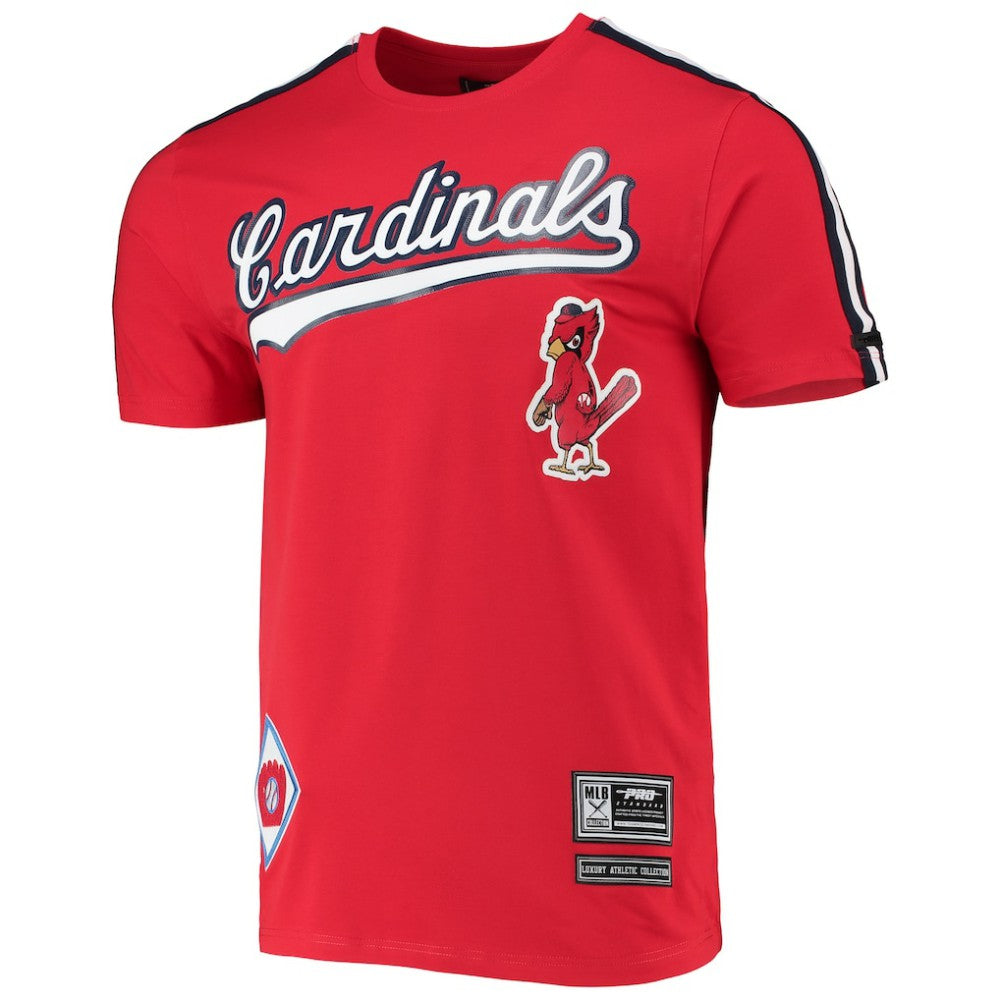 Red/ St. Louis Cardinals Pro Standard Taping T-Shirt