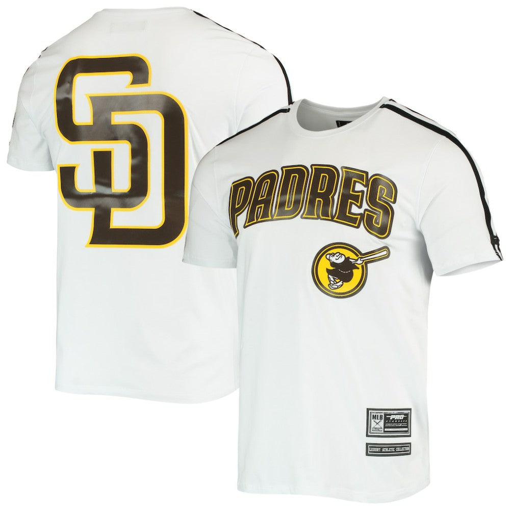 White/ San Diego Padres Pro Standard Taping T-Shirt