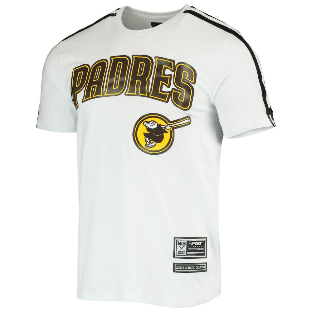 White/ San Diego Padres Pro Standard Taping T-Shirt