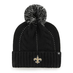 '47 Women's Bauble Cuffed Knit Hat with Pom - New Orleans Saints Hats