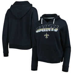 '47 Women's Color Rise Kennedy Notch Neck Pullover Hoodie - New Orleans Saints Hoodies