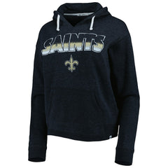 '47 Women's Color Rise Kennedy Notch Neck Pullover Hoodie - New Orleans Saints Hoodies