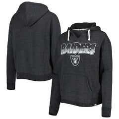 '47 Women's Color Rise Kennedy Notch Neck Pullover Hoodie - Las Vegas Raiders Hoodies