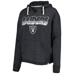 '47 Women's Color Rise Kennedy Notch Neck Pullover Hoodie - Las Vegas Raiders Hoodies
