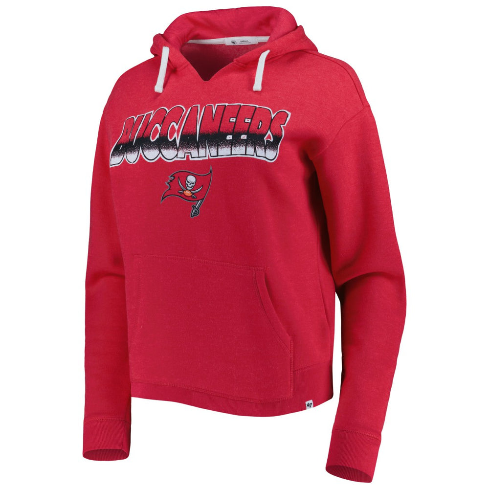 '47 Women's Color Rise Kennedy Notch Neck Pullover Hoodie - Tampa Bay Buccaneers Hoodies