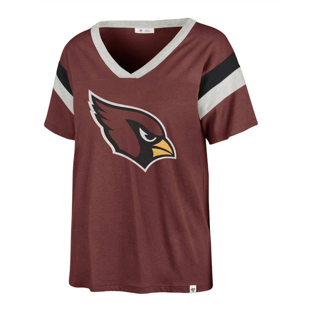 '47 Women's Phoenix V-Neck T-Shirt - Arizona Cardinals T-shirts