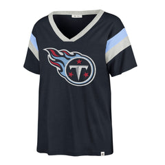 '47 Women's Phoenix V-Neck T-Shirt - Tennessee Titans T-shirts
