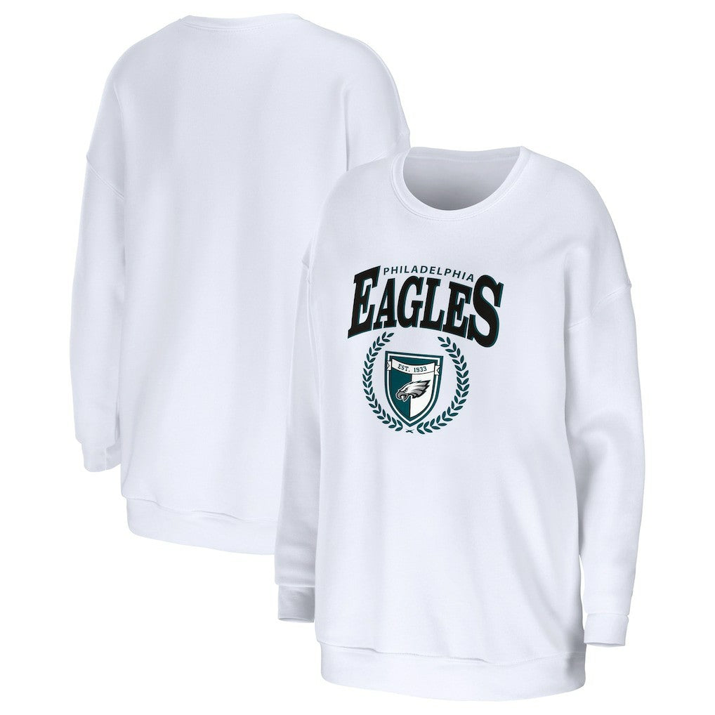WEAR by Erin Andrews Women's Oversized Pullover Sweatshirt - Philadelphia Eagles Pullover