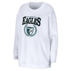 WEAR by Erin Andrews Women's Oversized Pullover Sweatshirt - Philadelphia Eagles Pullover