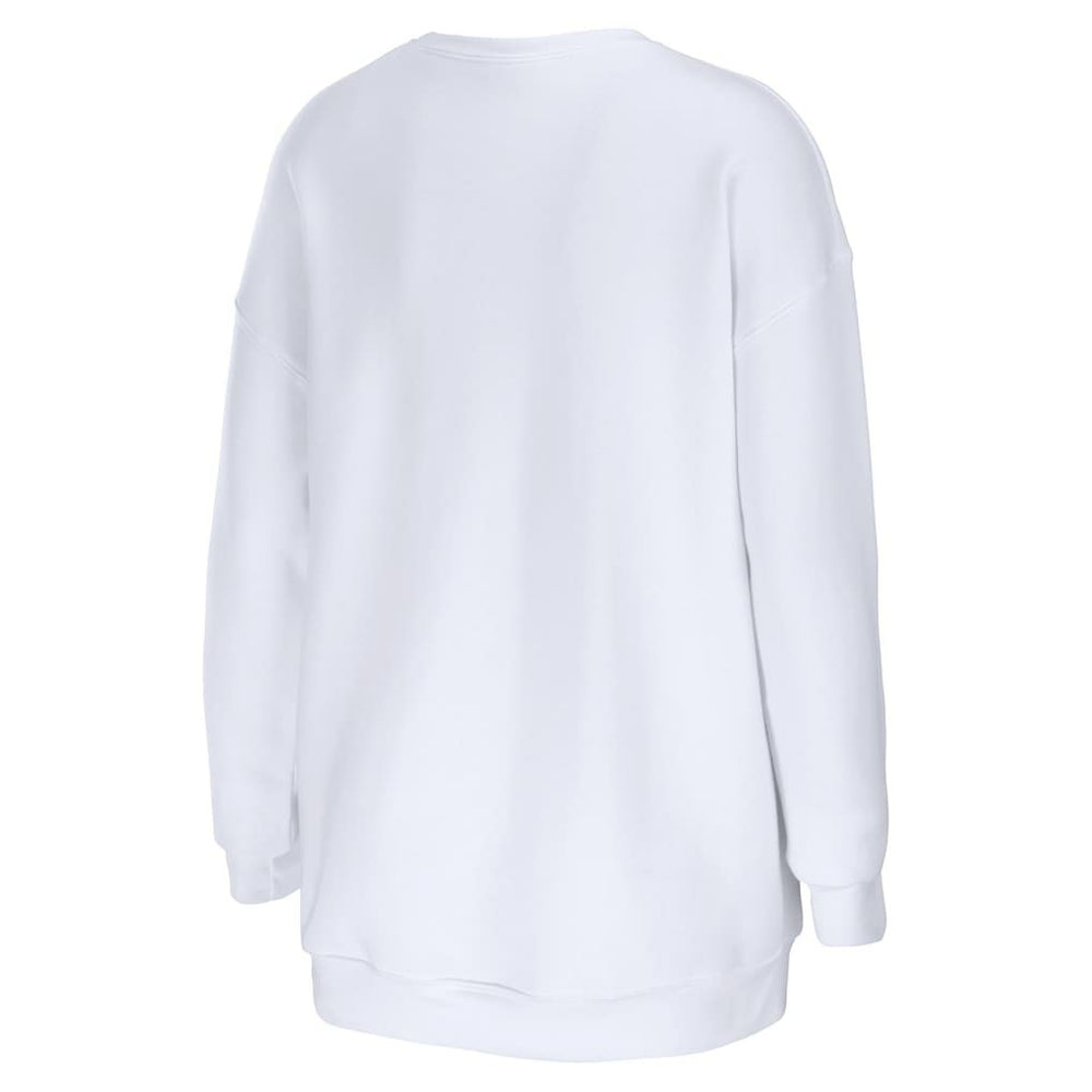 WEAR by Erin Andrews Women's Oversized Pullover Sweatshirt - Washington Commanders Pullover