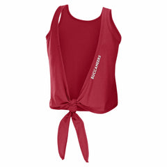 WEAR by Erin Andrews Women's Open Back Twist Tie Tank Top - Tampa Bay Buccaneers Tops