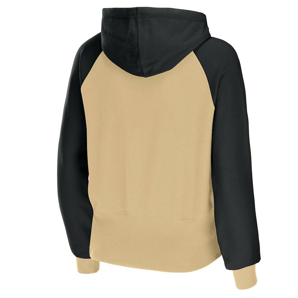 WEAR by Erin Andrews Women's Colorblock Lightweight Full-Zip Hoodie - New Orleans Saints Hoodies