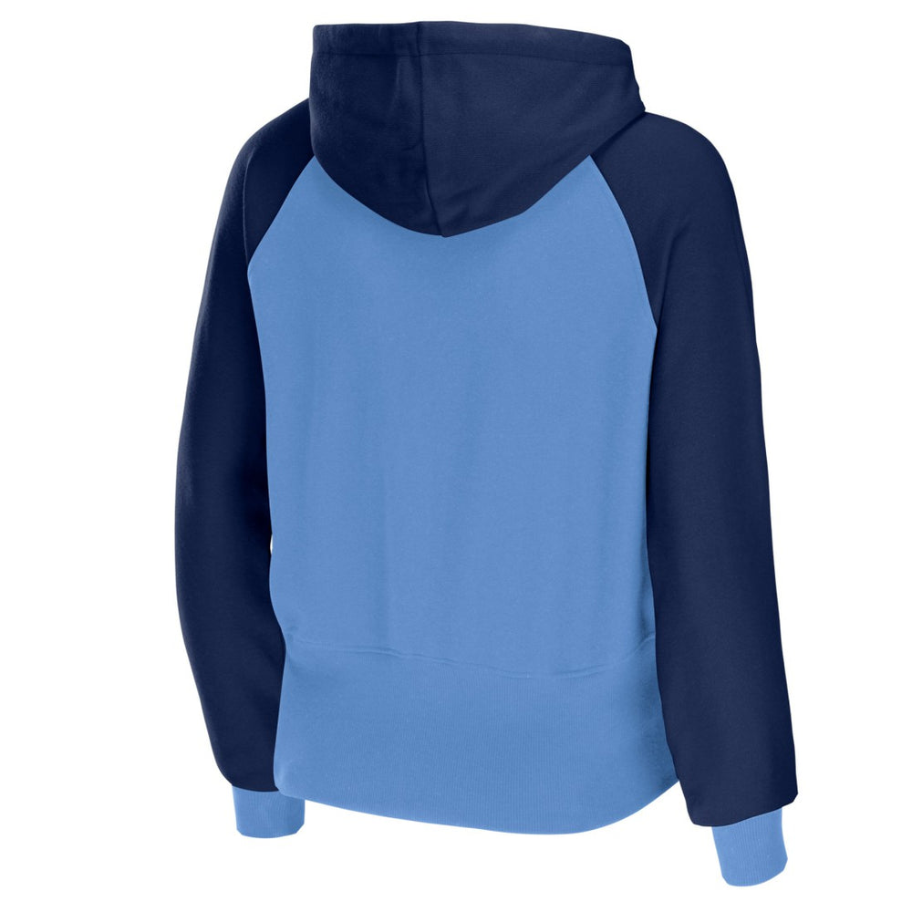 WEAR by Erin Andrews Women's Colorblock Lightweight Full-Zip Hoodie - Tennessee Titans Hoodies