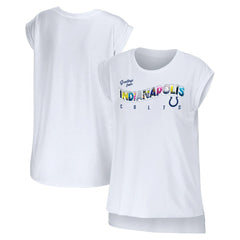 WEAR by Erin Andrews Women's Greetings From Muscle T-Shirt - Indianapolis Colts T-shirts