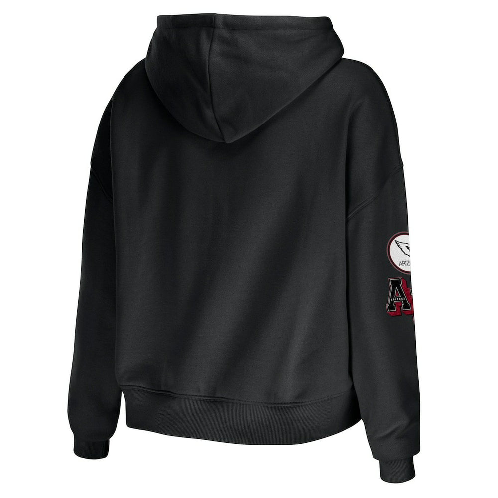 WEAR by Erin Andrews Women's Modest Cropped Pullover Hoodie - Arizona Cardinals Hoodies